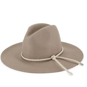 rag & bone Tan Wool Fedora Hat